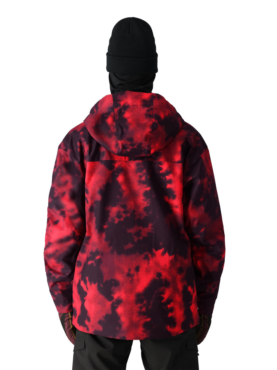 686 GLCR GATEWAY SHELL SNOWBOARD JACKET - RED NEBULA - 2025