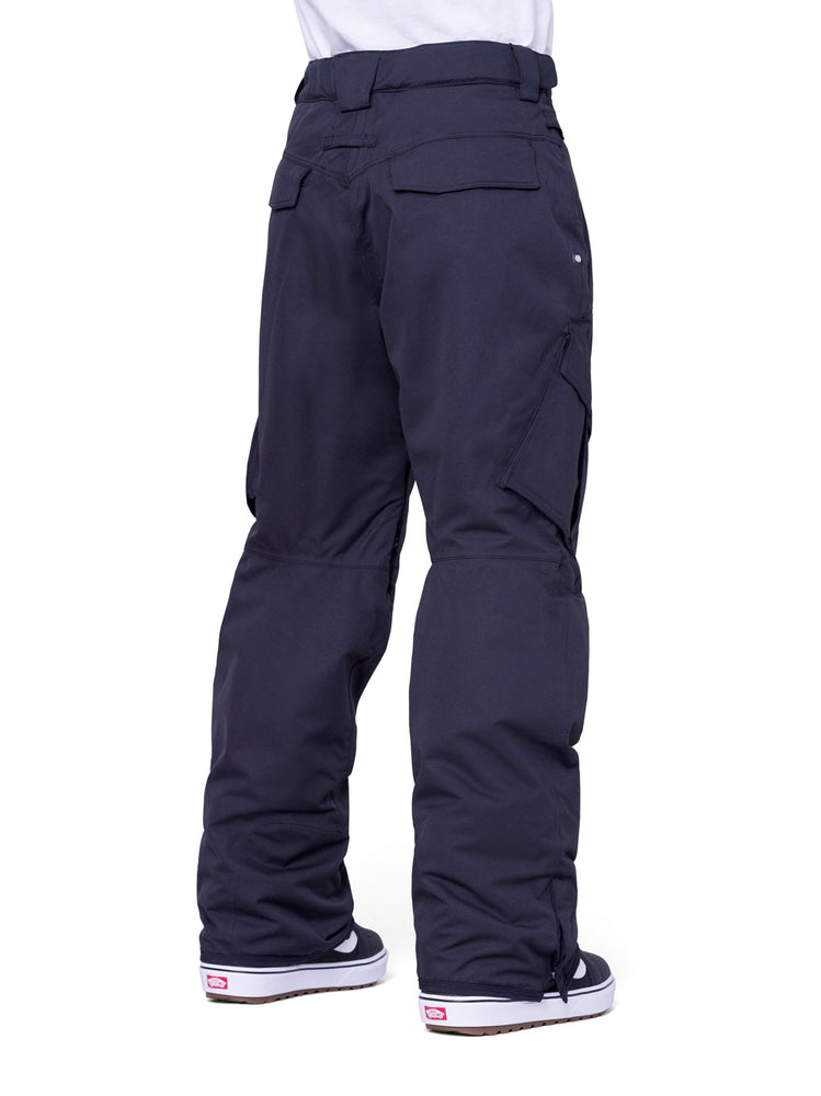 686 INFINITY INSULATED CARGO SNOWBOARD PANT - BLACK - 2024 SNOWBOARD PANTS
