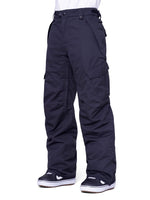 686 INFINITY INSULATED CARGO SNOWBOARD PANT - BLACK - 2024 BLACK SNOWBOARD PANTS