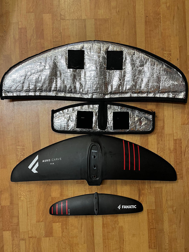 2023 Fanatic Aero Carve used wing set 750 / 216 Used Foils