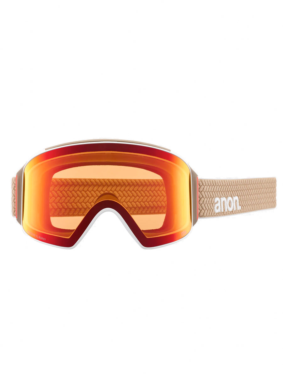 ANON M4 CYLINDRICAL SNOWBOARD GOGGLES - SUMMIT TAUPE SUNNY BRONZE