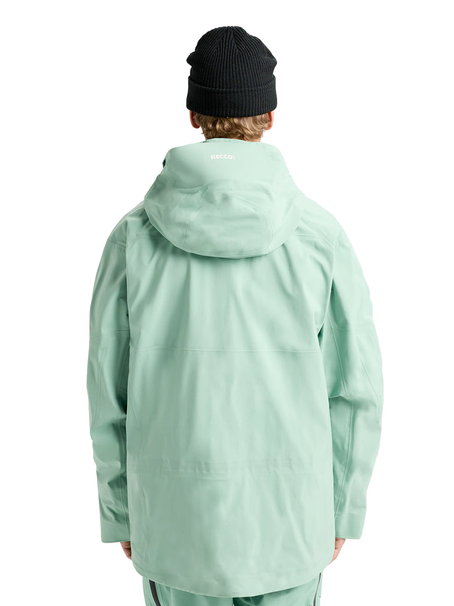 BURTON AK HOVER GORE-TEX C-KNIT 3L SNOWBOARD JACKET - SOFT SAGE