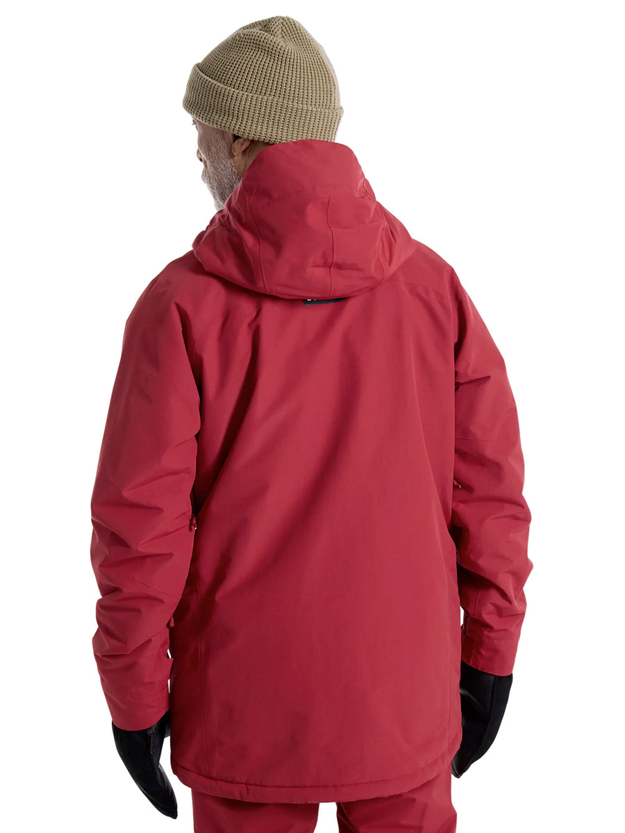 BURTON COVERT 2.0 2L SNOWBOARD JACKET - DEEP RED - 2025