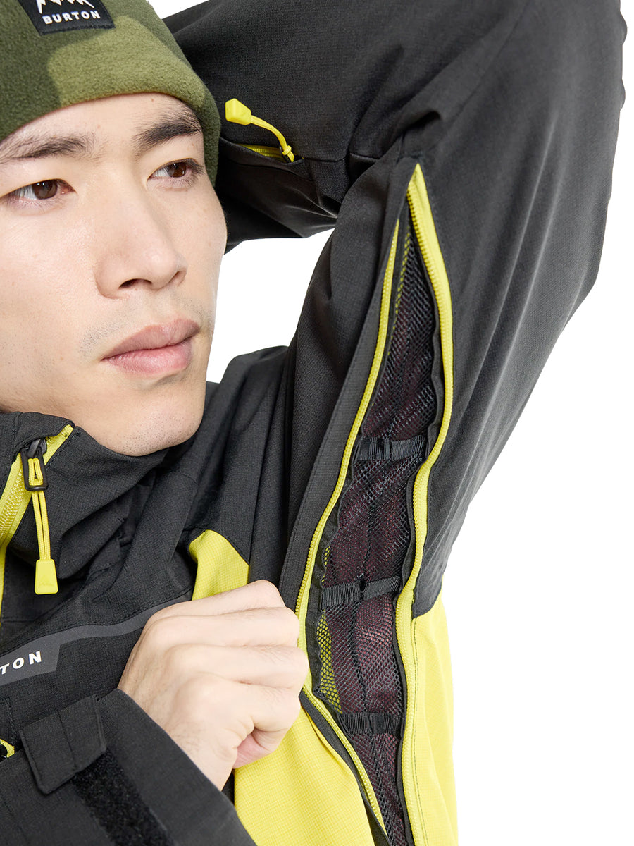 BURTON LODGEPOLE 2L SNOWBOARD JACKET - TRUE BLACK SULFUR - 2024