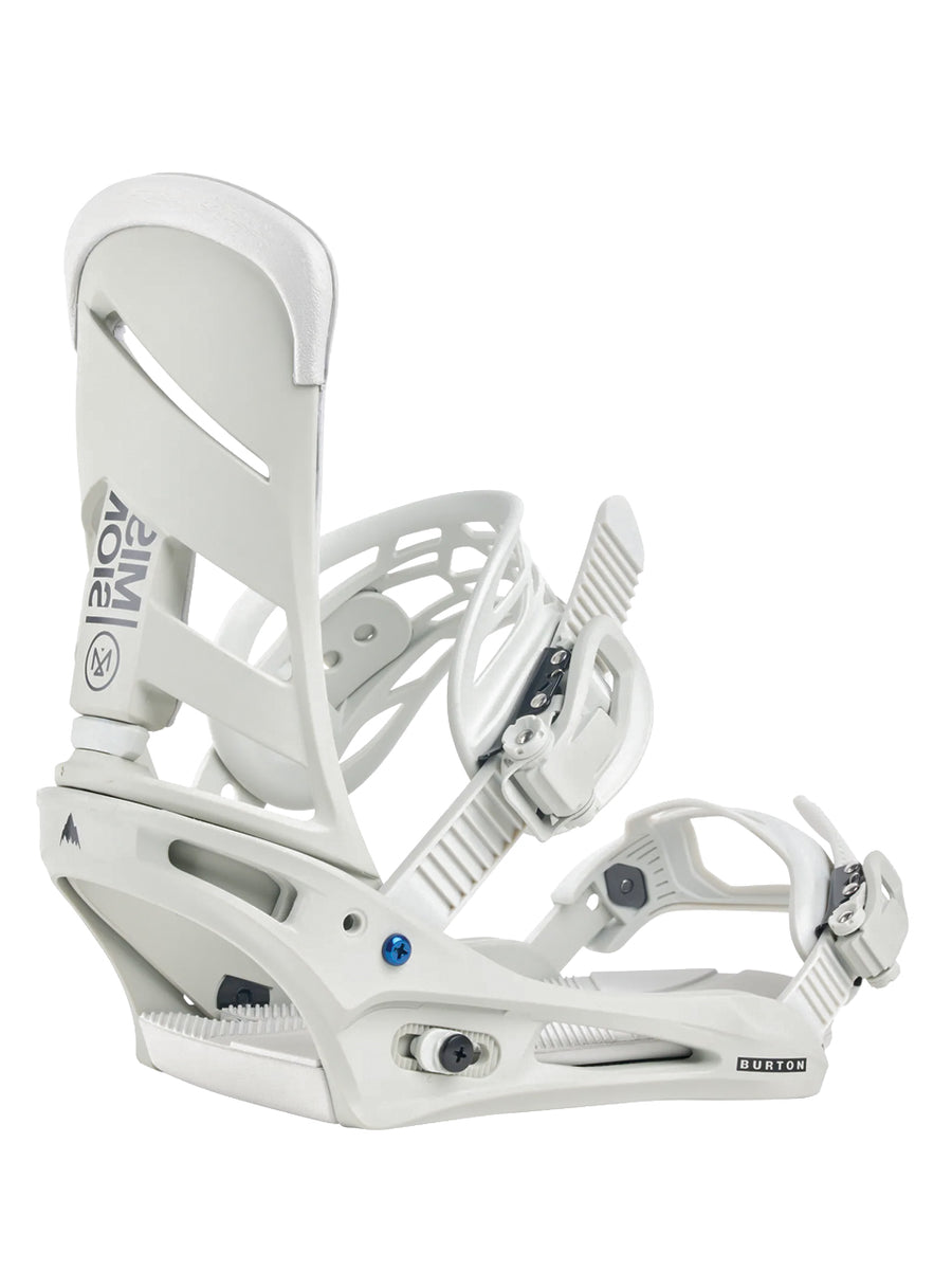 BURTON MISSION RE:FLEX SNOWBOARD BINDINGS - GRAY CLOUD - 2025