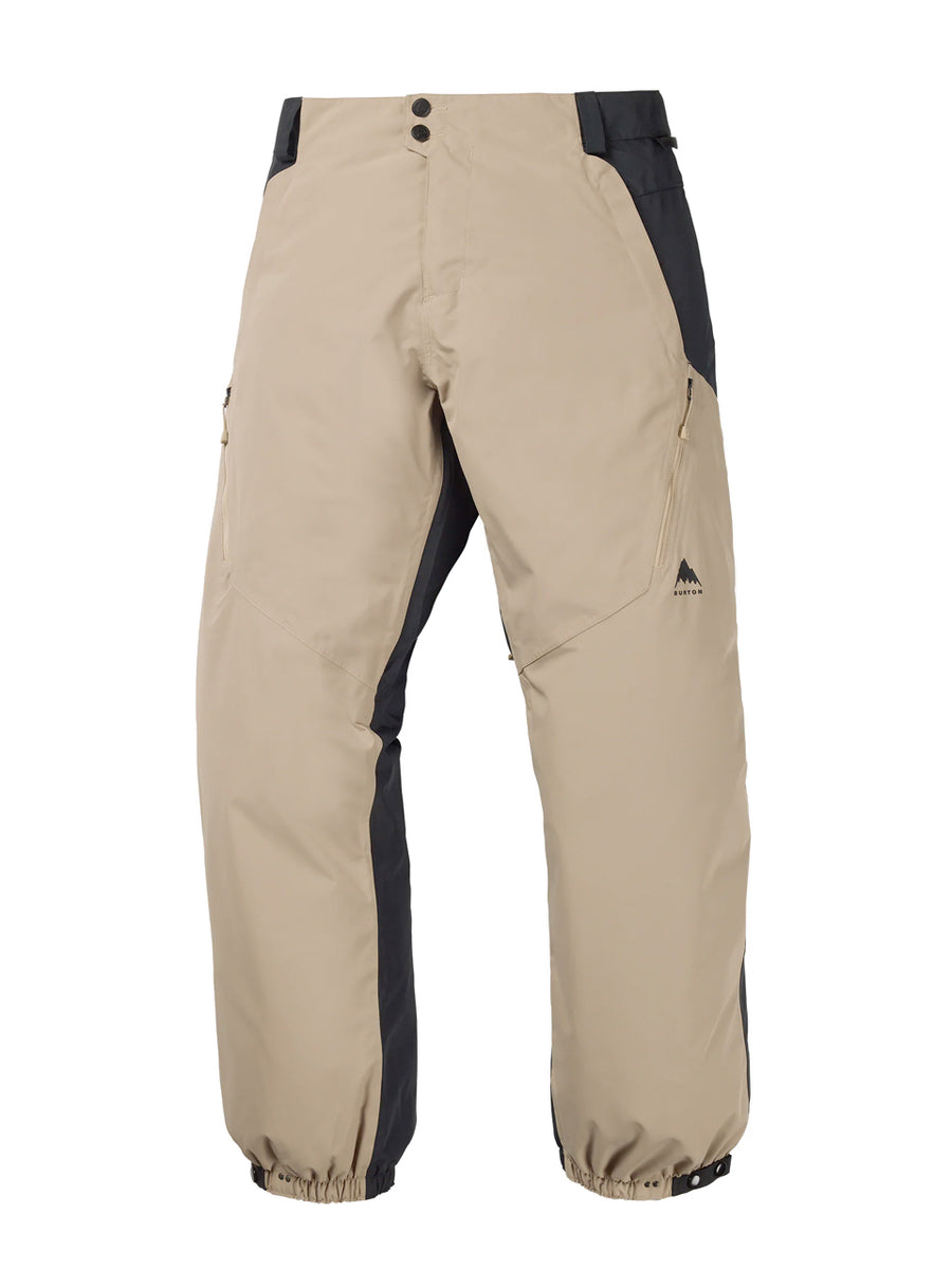 BURTON RESERVE 2L RELAXED SNOWBOARD PANT - SUMMIT TAUPE/TRUE BLACK