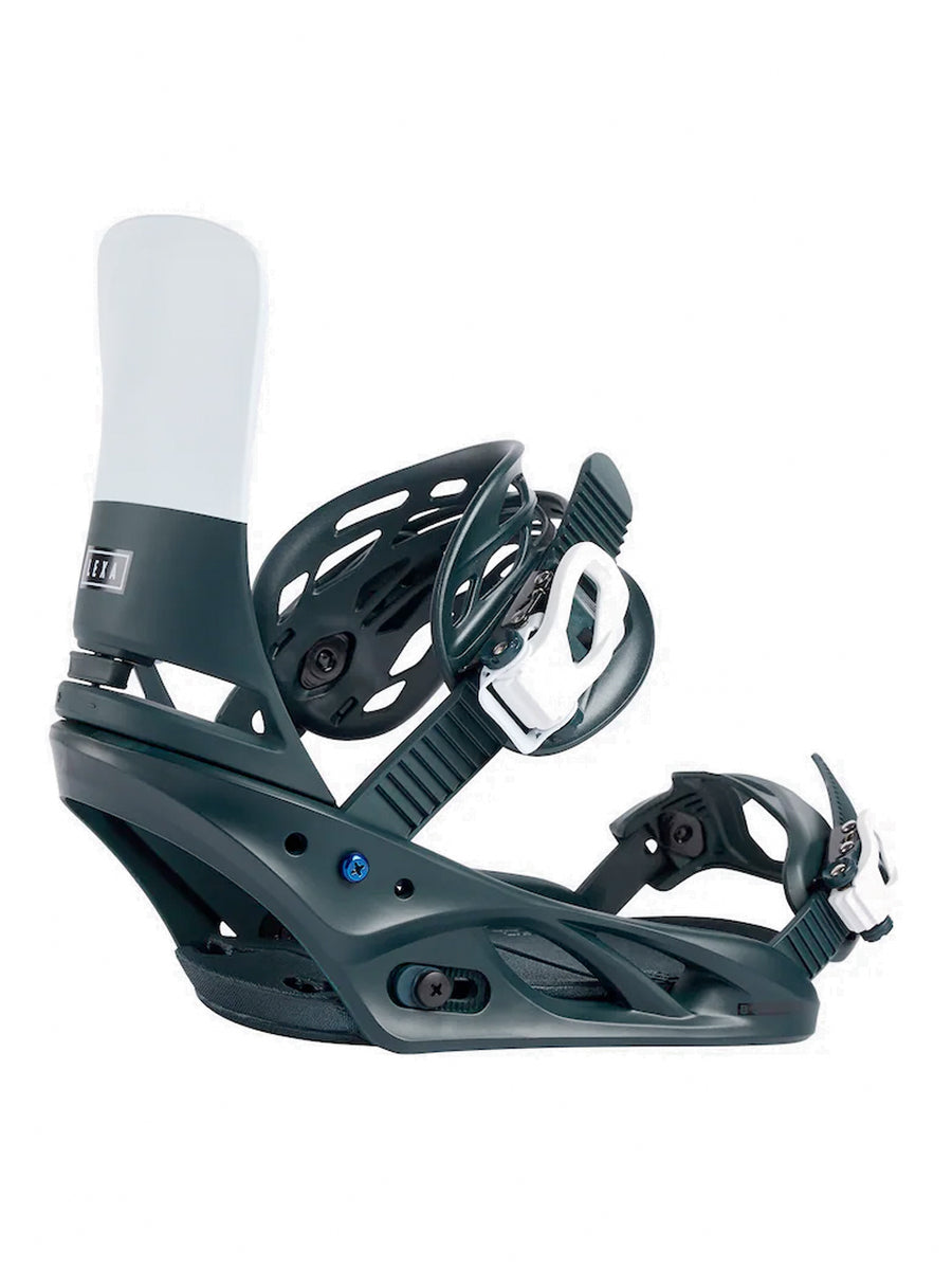 BURTON WOMENS LEXA RE:FLEX SNOWBOARD BINDINGS - DEEP EMERALD/WHITE