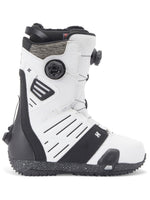 DC JUDGE DUAL BOA STEP ON SNOWBOARD BOOTS - WHITE BLACK PRINT - 2024 WHITE/BLACK PRINT SNOWBOARD BOOTS