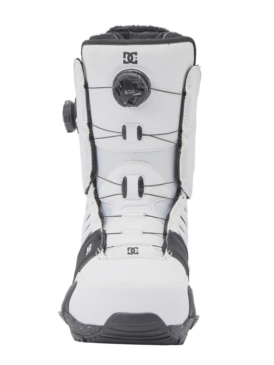 DC JUDGE DUAL BOA STEP ON SNOWBOARD BOOTS - WHITE BLACK PRINT