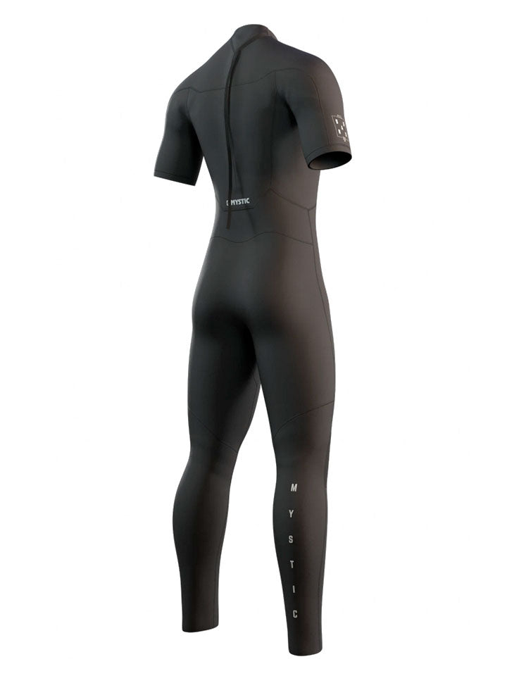 Mystic Brand 3/2MM BZ Short Arm Wetsuit - Black - 2024 Mens summer wetsuits