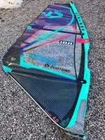 2022 Duotone Super Hero 4.0 m2 blue/pistachio Used windsurfing sails
