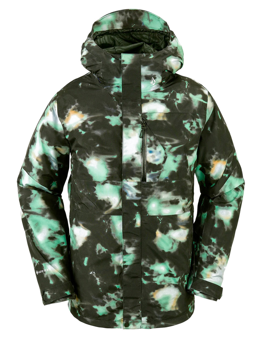 VOLCOM L GORE TEX SNOWBOARD JACKET - SPRITZ BLACK - 2024