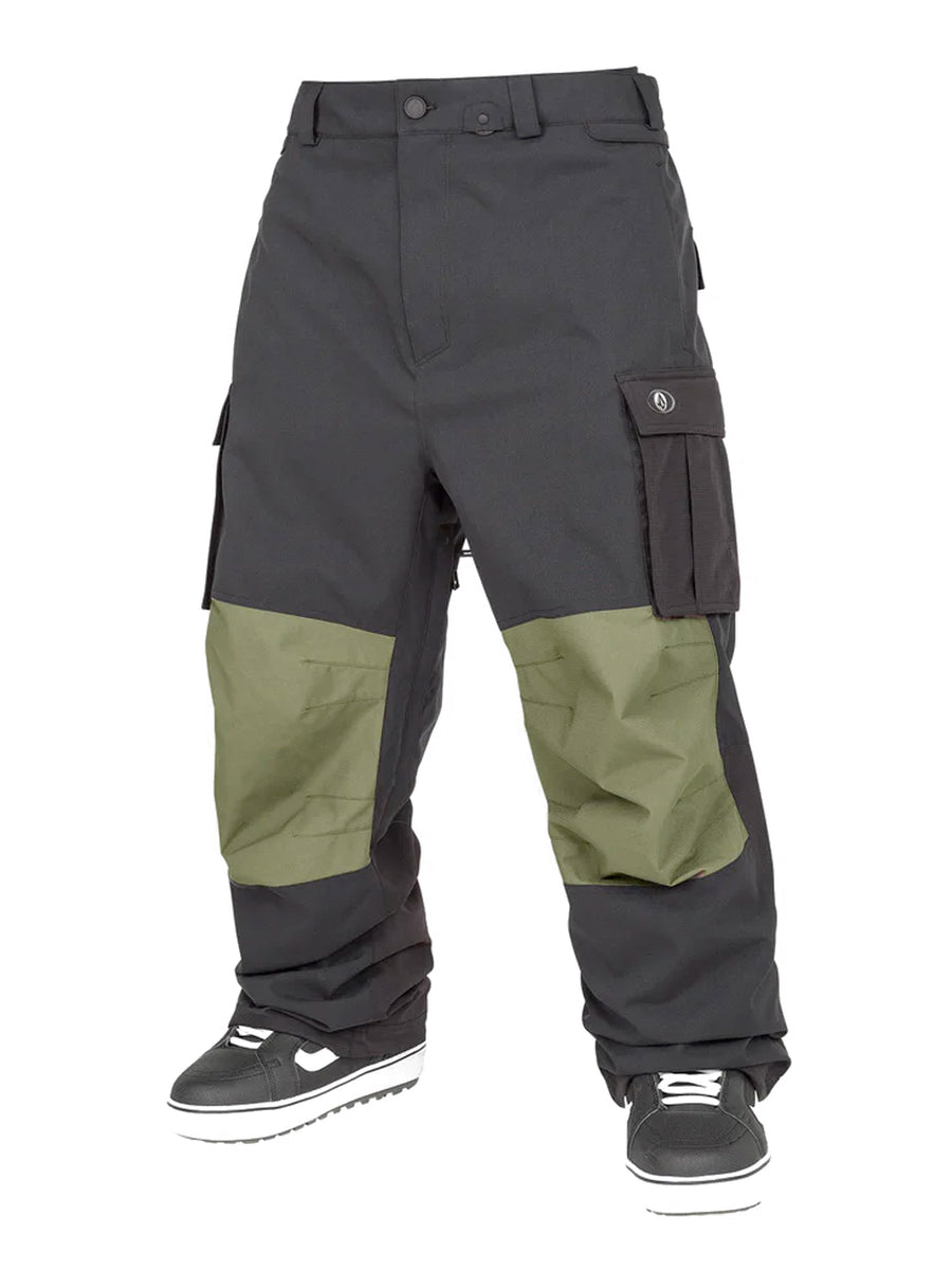 VOLCOM NWRK BAGGY SNOWBOARD PANT - BLACK - 2025