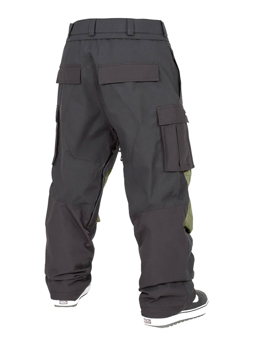 VOLCOM NWRK BAGGY SNOWBOARD PANT - BLACK - 2025