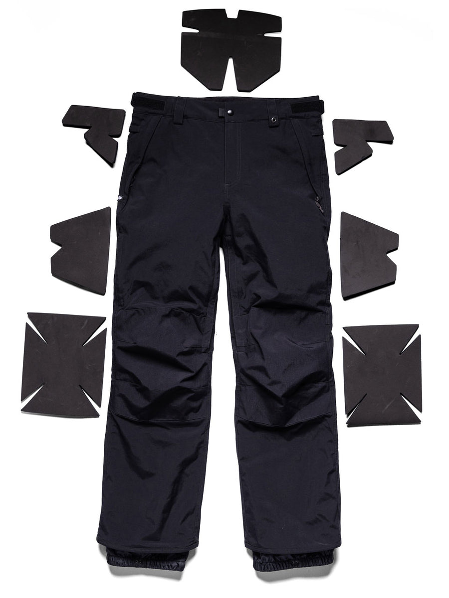 686 PROGRESSION V2 PADDED SNOWBOARD PANT BLACK 2023 BOARDWISE