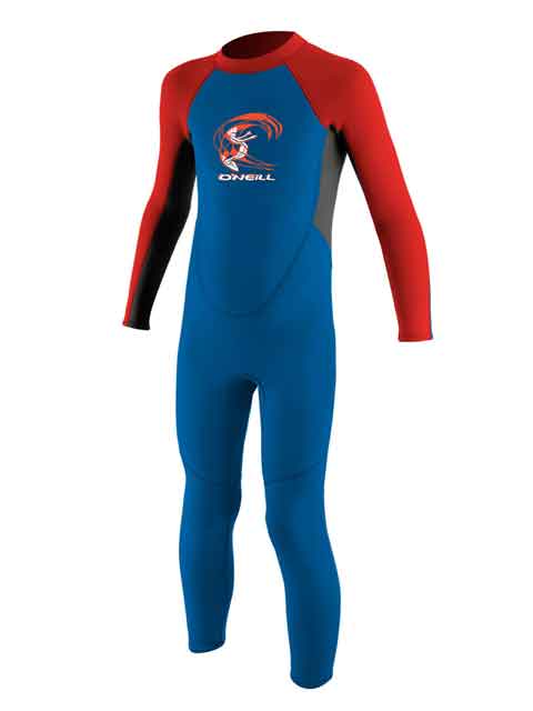 2019 O'Neill Reactor Toddler Full Wetsuit Ocean Red Kids summer wetsuits