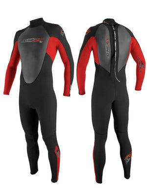 
                  
                    Load image into Gallery viewer, O&amp;#39;Neill Reactor Kids Fullsuit 3 x 2 MM 2014 Black Red 4 Kids summer wetsuits
                  
                