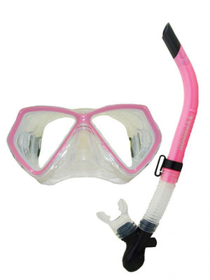 
                  
                    Load image into Gallery viewer, Typhoon TM2 Silicone Mask Snorkel Combo Set Pink Default Title Mask and snorkel
                  
                