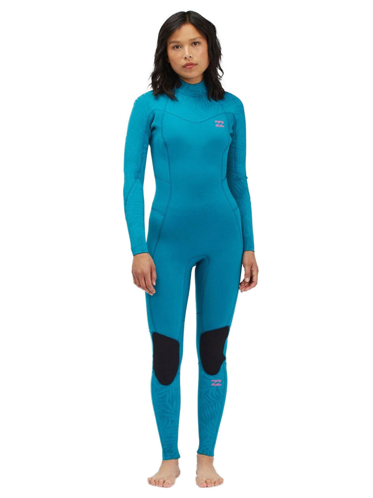 Billabong Womens Synergy GBS 3/2mm Wetsuit - Blue Lagoon - 2022 Womens summer wetsuits