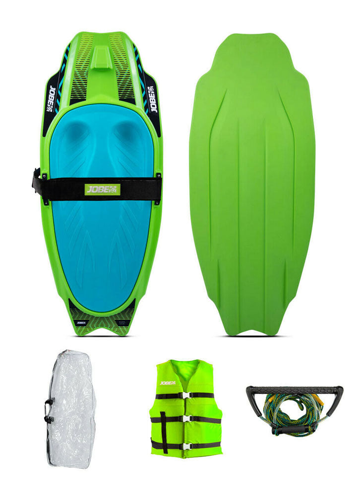 Jobe Slash Kneeboard Package - Green Kneeboards