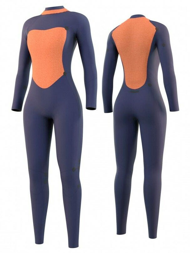 Mystic Womens Star 5/3 BZ Wetsuit - Night Blue - 2022 Womens winter wetsuits