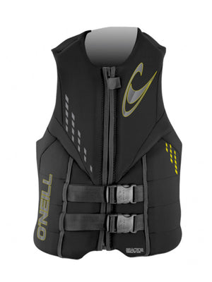
                  
                    Load image into Gallery viewer, 2021 O&amp;#39;Neill Reactor ISO Wake/Ski Vest Black Impact Vests
                  
                