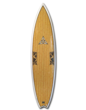 
                  
                    Load image into Gallery viewer, O&amp;#39;SHEA BIG BOY FLYER 6&amp;#39;11&amp;quot; SURFBOARD 6&amp;#39;11&amp;quot; WHITE/WOOD SURFBOARDS
                  
                