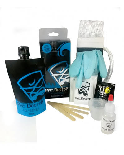 PHIX DOCTOR POLYESTER SURFBOARD DING REPAIR KIT SURF ACCESSORIES