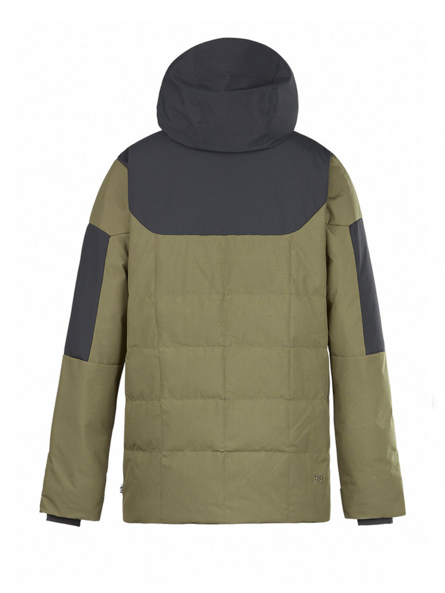 Olive green sales snow jacket