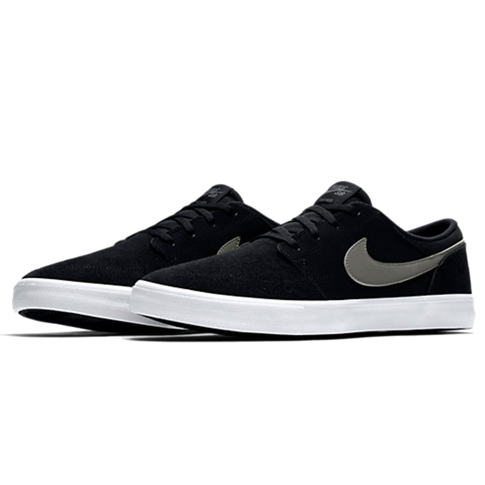Nike sb solarsoft portmore ii men's nubuck skate shoes Clearance