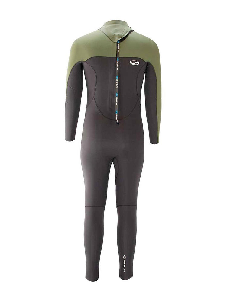 Sola H2o 4/3MM Wetsuit - Black Green - 2022 Mens winter wetsuits