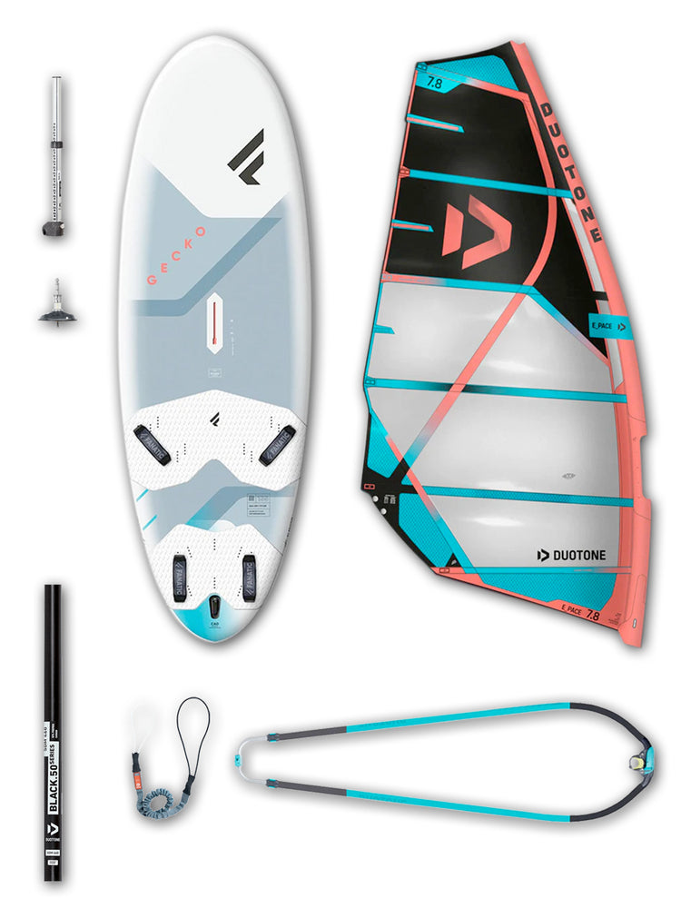 2022 Fanatic Gecko E-Pace Complete Windsurfing Package 156lts 7.8m2 New windsurfing boards