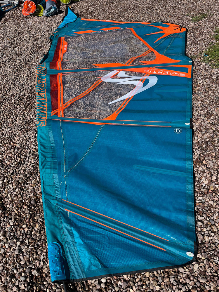 2023 Simmer Black Tip 5.0 m2 Used windsurfing sails