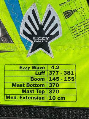 
                  
                    Load image into Gallery viewer, 2020 Ezzy Wave 4.2 m2 Used windsurfing sails
                  
                
