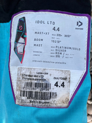 
                  
                    Load image into Gallery viewer, 2024 Duotone Idol Ltd 4.4 m2 Used windsurfing sails
                  
                