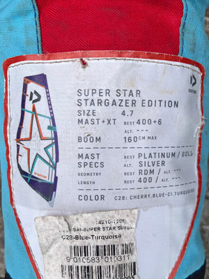 
                  
                    Load image into Gallery viewer, 2021 Duotone Super Star Stargazer edition 4.7 m2 Used windsurfing sails
                  
                