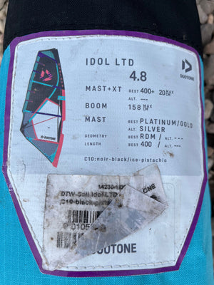 
                  
                    Load image into Gallery viewer, 2024 Duotone Idol Ltd 4.8 m2 Used windsurfing sails
                  
                