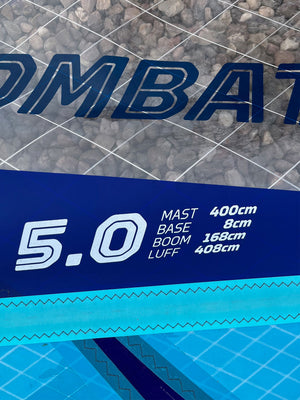 
                  
                    Load image into Gallery viewer, 2021 Neilpryde Combat HD 5.0 m2 Used windsurfing sails
                  
                