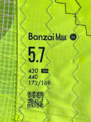 
                  
                    Load image into Gallery viewer, 2024 Goya Banzai Max Pro 5.7 m2 Used windsurfing sails
                  
                