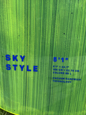
                  
                    Load image into Gallery viewer, 2025 Duotone Sky Style 5&amp;#39;1&amp;quot; Used Wing Foil Board Used foil wing boards
                  
                
