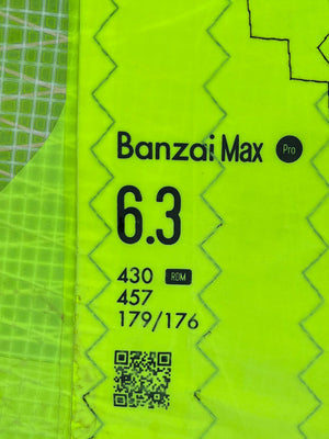 
                  
                    Load image into Gallery viewer, 2024 Goya Banzai Max Pro 6.3 m2 Used windsurfing sails
                  
                