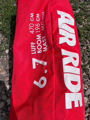 
                  
                    Load image into Gallery viewer, 2020 Gaastra GA Air Ride 6.7 m2 Used windsurfing sails
                  
                