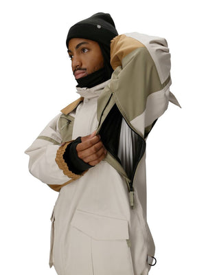 
                  
                    Load image into Gallery viewer, 686 2001 TRANSFER SNOWBOARD JACKET - LIMESTONE COLORBLOCK - 2026 SNOWBOARD JACKETS
                  
                