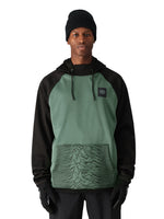 686 BONDED FLEECE HOODY - CYPRESS GREEN COLORBLOCK - 2025 CYPRESS GREEN COLORBLOCK FLEECE