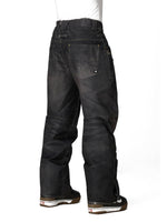 686 DECONSTRUCTED DENIM INSULATED SNOWBOARD PANT - BLACK DENIM - 2026 SNOWBOARD PANTS