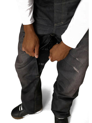 
                  
                    Load image into Gallery viewer, 686 DECONSTRUCTED DENIM INSULATED SNOWBOARD PANT - BLACK DENIM - 2026 SNOWBOARD PANTS
                  
                