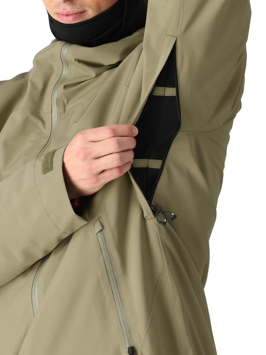 686 GLCR GATEWAY SHELL SNOWBOARD JACKET - SAGE - 2025 | BOARDWISE ...