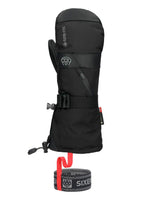 686 GORE-TEX SMARTY 3 IN 1 GAUNTLET SNOWBOARD MITTS - BLACK - 2026 BLACK SNOWBOARD GLOVES