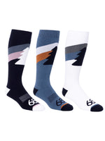 686 TREE LIFE SNOWBOARD SOCKS 3-PACK SOCKS