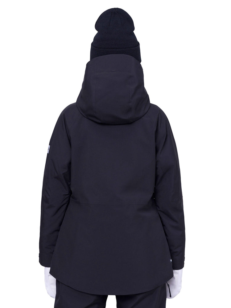 686 WOMENS HYDRA INSULATED SNOWBOARD JACKET - BLACK - 2025 SNOWBOARD JACKETS